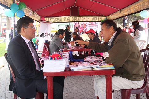 Corte del Santa realizó con éxito la Feria Nacional Llapanchikpaq Justicia  