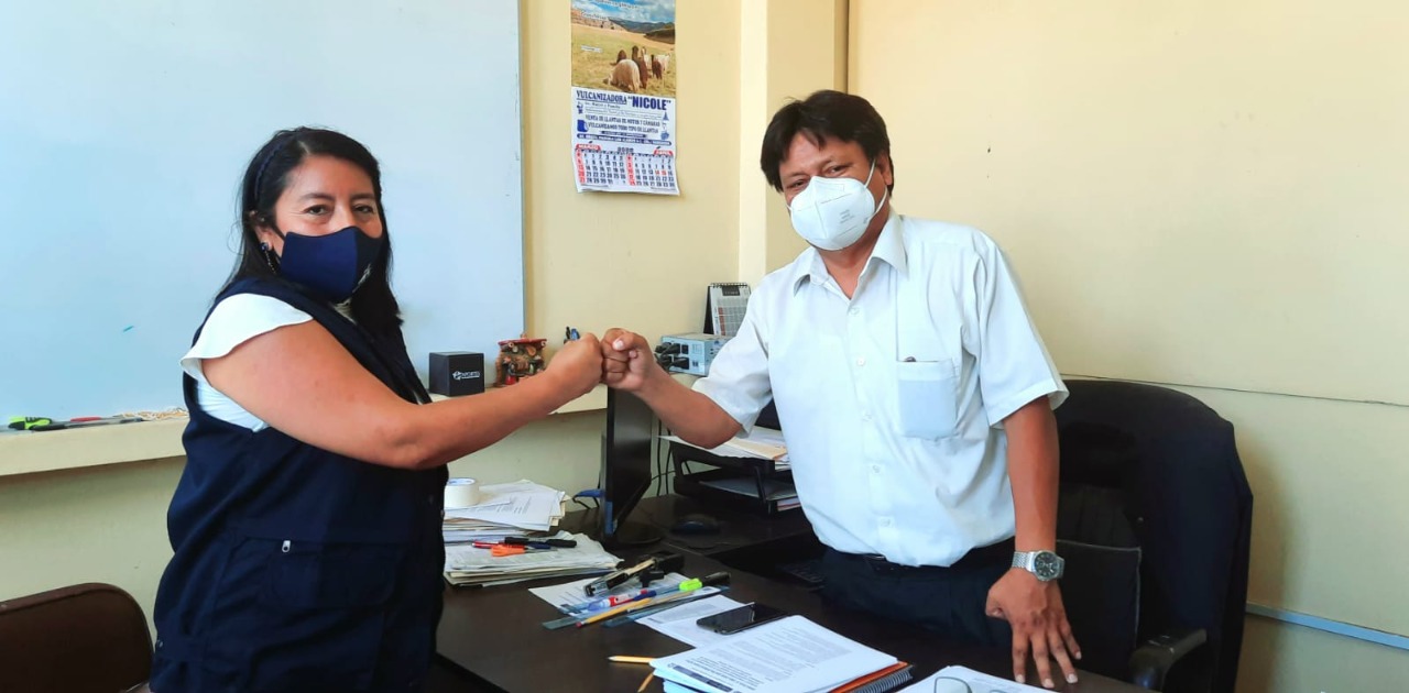 Representantes de ONPE y UGEL santa acuerdan trabajo articulado 