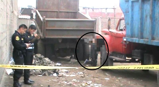 Chimbote: obrero tomó la fatal decisión de quitarse la vida ahorcándose en la tolva de un volquete