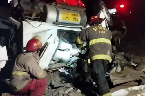 Huarmey: dos personas fallecieron tras accidente en la Panamericana Norte 