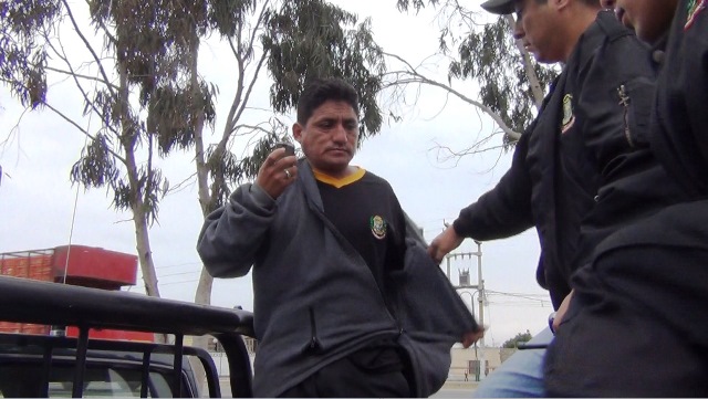   Nuevo Chimbote: Falso sereno protagonizó escándalo en la vía pública