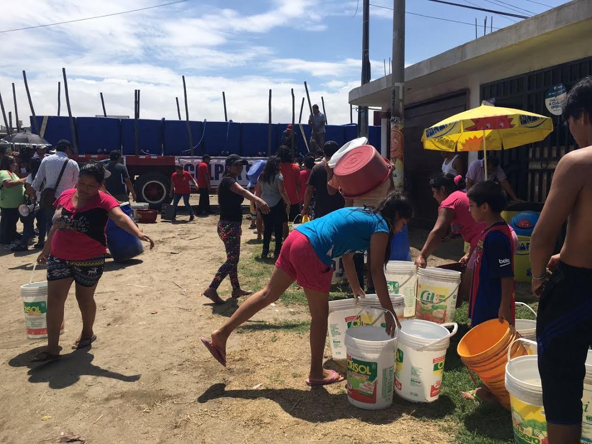 Nuevo Chimbote: alcalde exige que Sedachimbote no cobre servicio de agua por emergencia y desabastecimiento