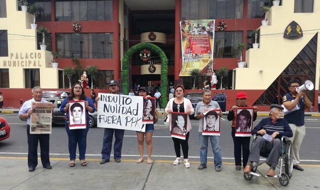 Familiares de los campesinos de Santa dicen que no habrá reconciliación con Fujimori