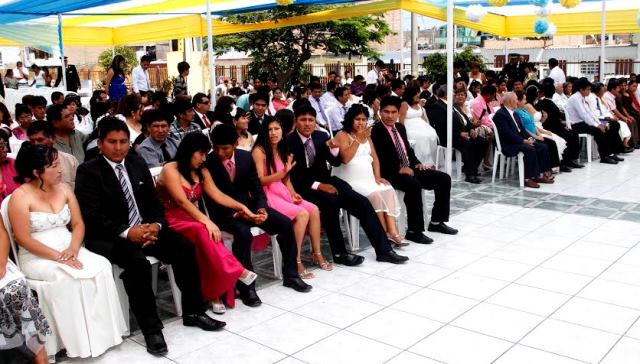 Más de 170 parejas contraen nupcias en matrimonio masivo organizado por la MPS
