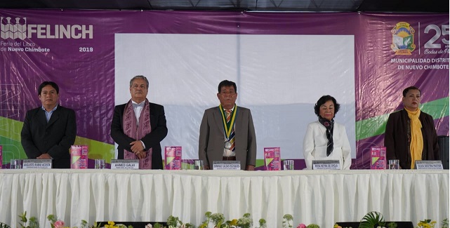 Feria Internacional del Libro de Nuevo Chimbote fue inaugurada por el premio Nobel de la Paz