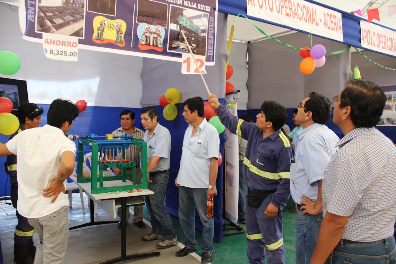 Feria de innovación realizó Siderperú con sus colaboradores 