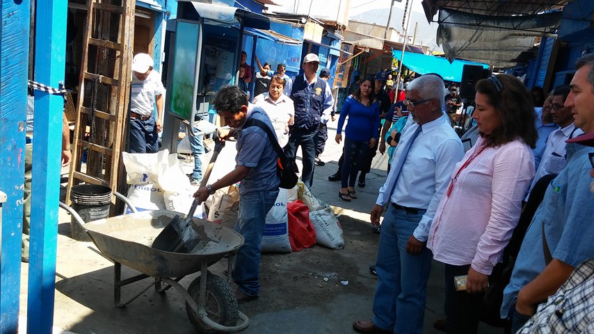 Chimbote: inician obra de mejoramiento en mercado Ferrocarril 