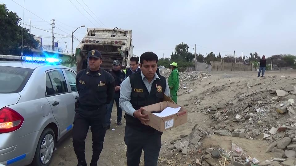 Nuevo Chimbote: Trabajadores de limpieza encuentran feto en bolsa de basura