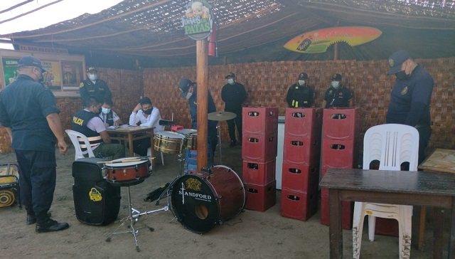 “Covidiotas” fueron intervenidos en fiesta con chancalatas en Chimbote