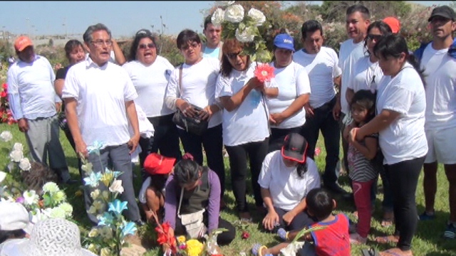 Emotiva romería hoy por el cumpleaños de asesinado Ezequiel Nolasco Campos 