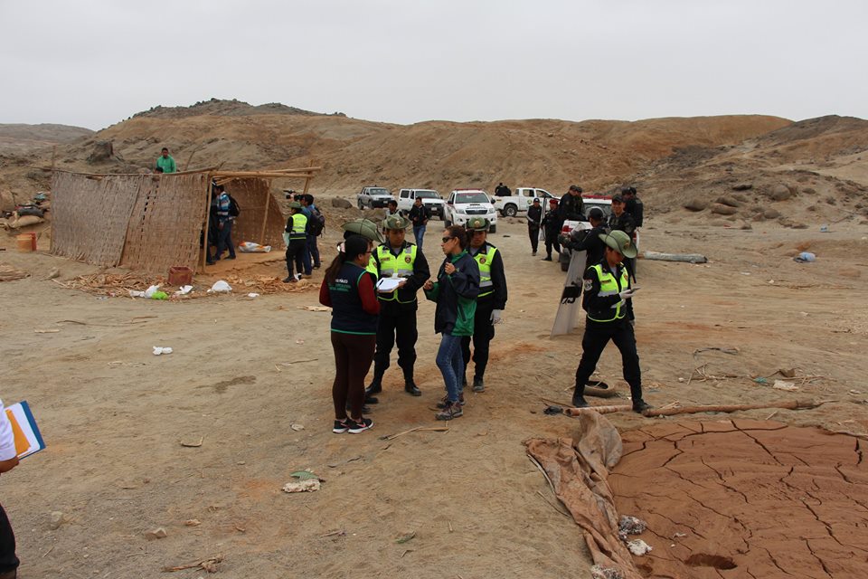 Chimbote: Fiscalía Medioambiental decomisa 26 sacos de aparente mineral informal