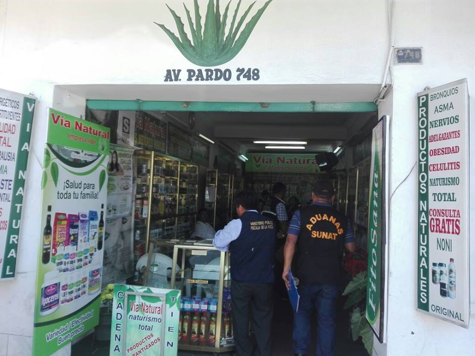 Chimbote: Decomisan productos naturales sin fecha de vencimiento 