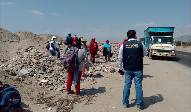 Fiscalía y Sutran Áncash realizan operativo a fin de verificar protocolo de bioseguridad contra el covid-19