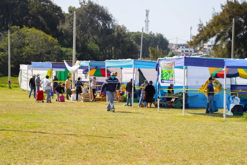 Fiscalía verificó que mercados temporales de la municipalidad cumplan con protocolo sanitario