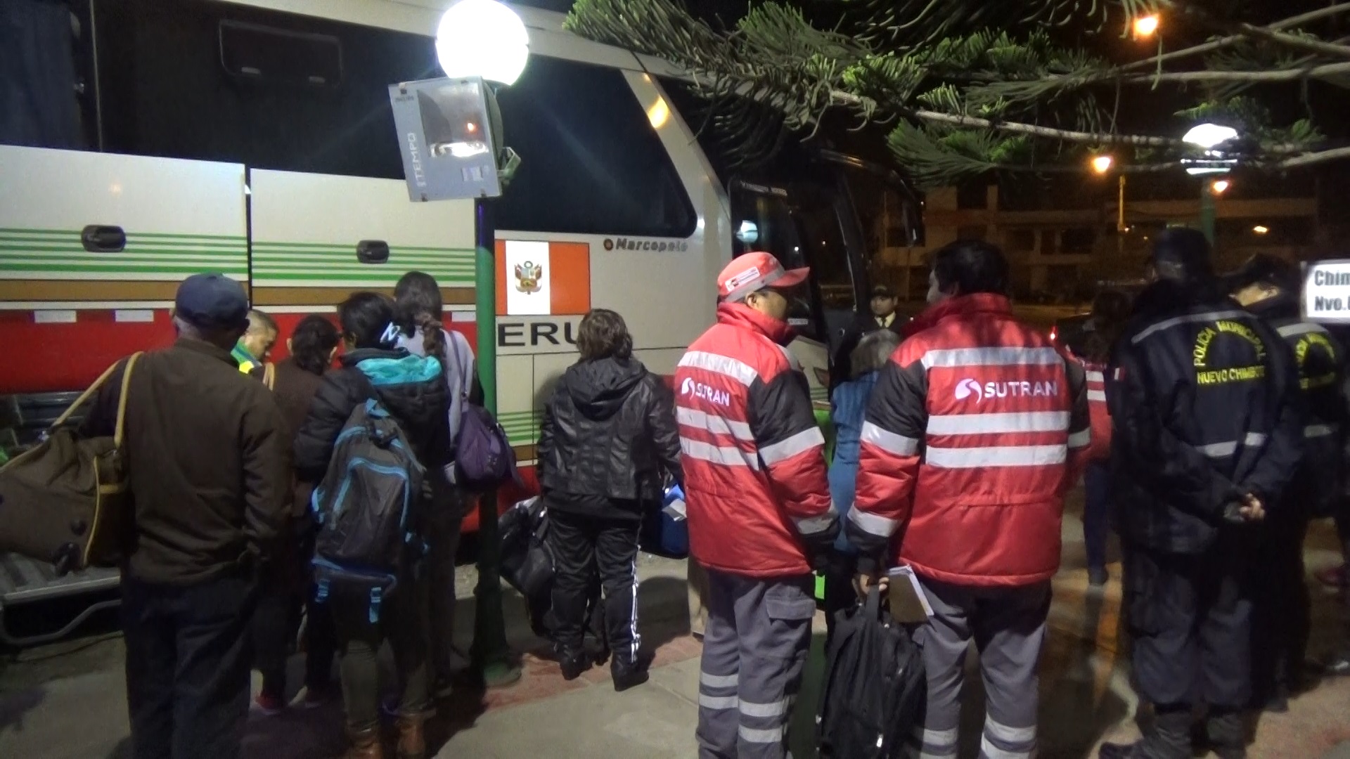 Nuevo Chimbote: Sutran y municipio fiscalizan a empresas de transportes que usan la vía pública como paradero