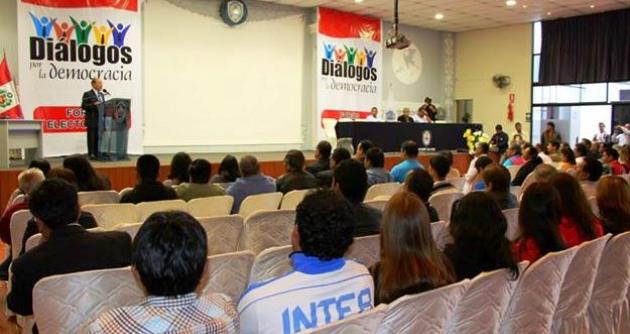 Foro Diálogos por la Democracia fue reprogramado para 29 y 30 de marzo