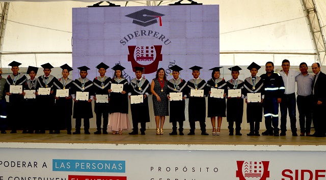 Chimbote: 62 nuevos técnicos se gradúan en el Technical School de Siderperú listos para la industria