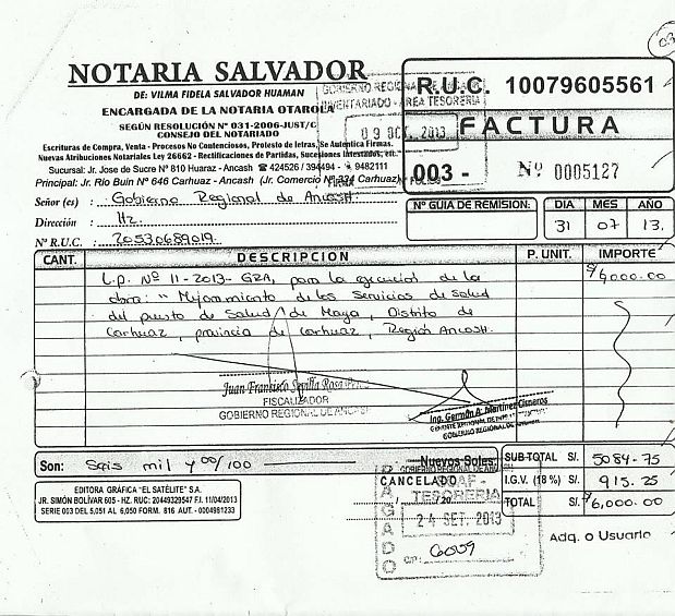 Cuñada de Otárola habría percibido más de S/. 800 mil por servicios a Álvarez