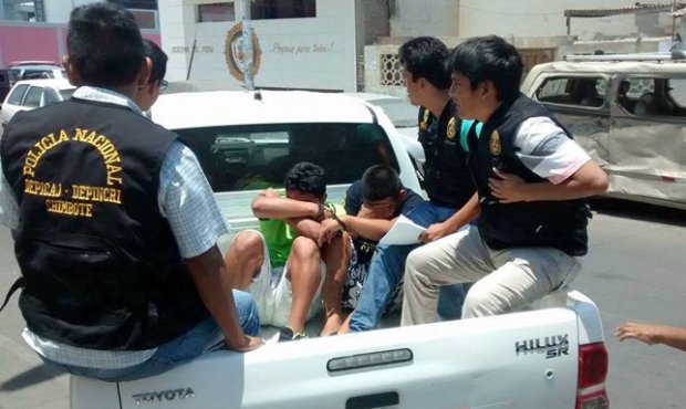 Chimbote: intervienen a presuntos integrantes de “Los Lechuceros de la Victoria”