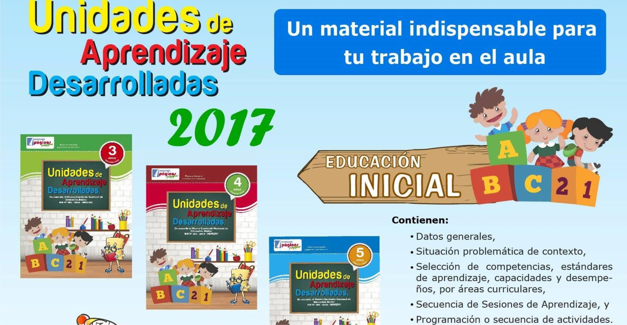 Profesores pueden acceder a Unidades de Aprendizaje Desarrolladas de Educación Primaria