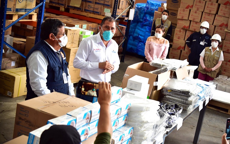 Áncash: entregan ambulancia para hospital de Huaraz y equipos de protección para redes de Salud