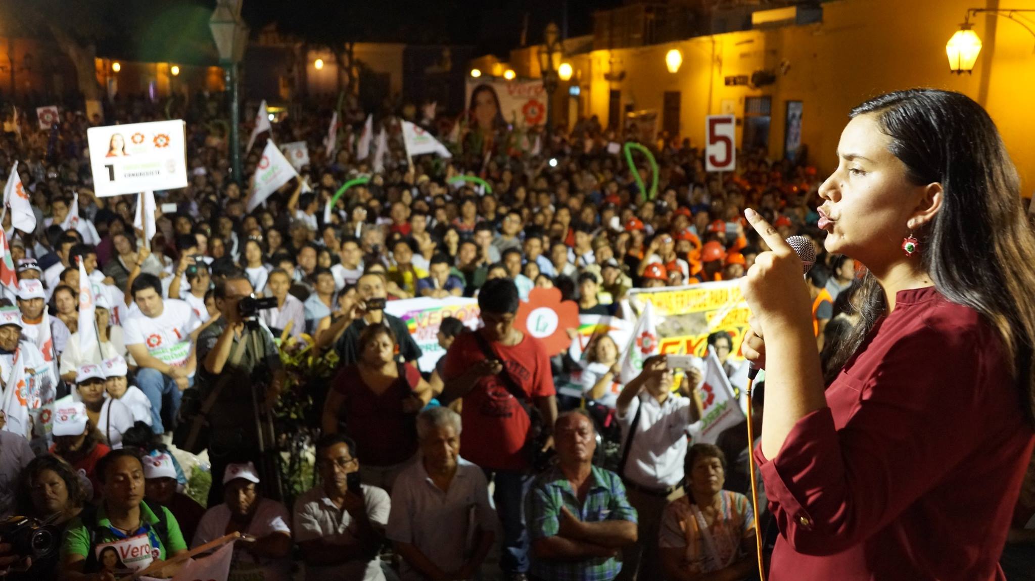 Anuncian llegada de candidata Verónika Mendoza a Chimbote