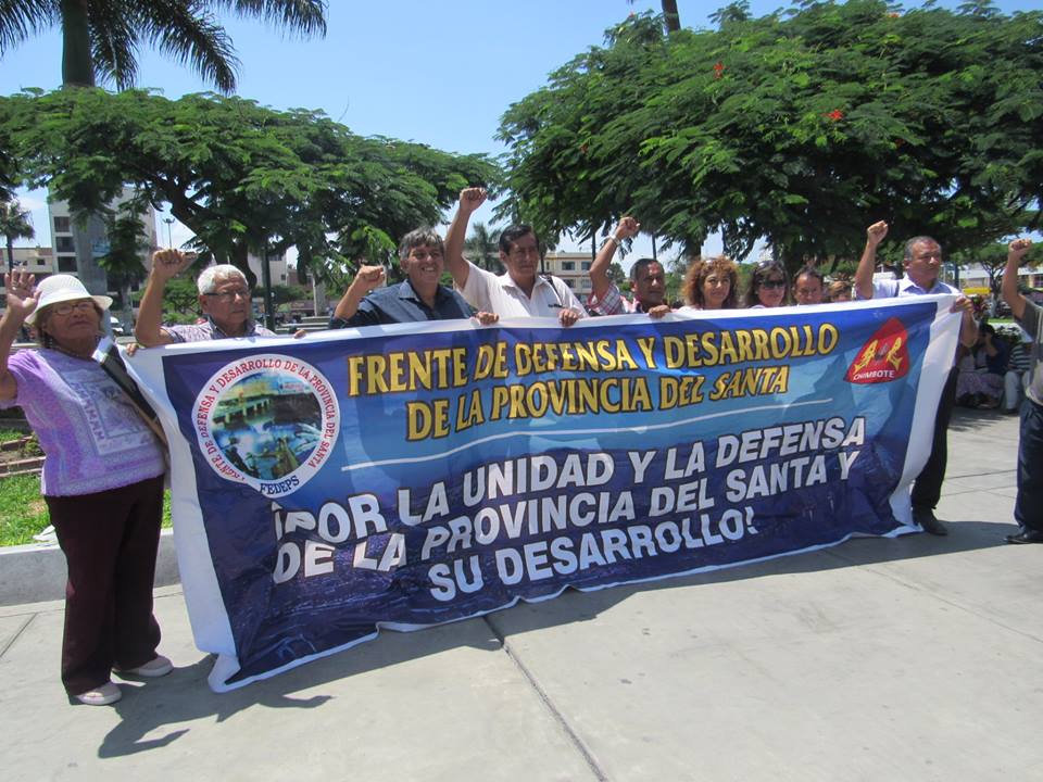 Frente de Defensa del Santa invoca a autoridades evitar enfrentamientos y apoyar a damnificados