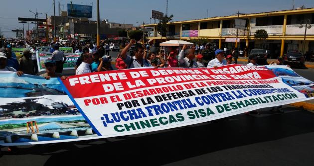  Frente de Defensa del Santa alista paro por ejecución de obras y reactivación económica de Áncash