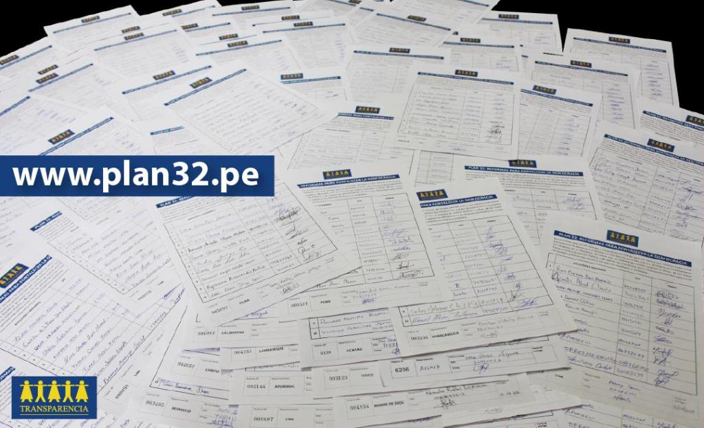 Urgente reforma institucional recibe respaldo de 50 000 peruanos 