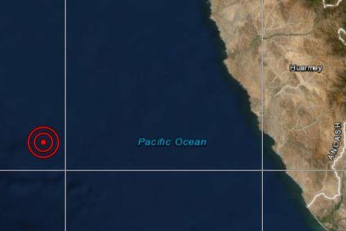 Fuerte sismo de magnitud 5.4 remeció Huarmey esta madrugada