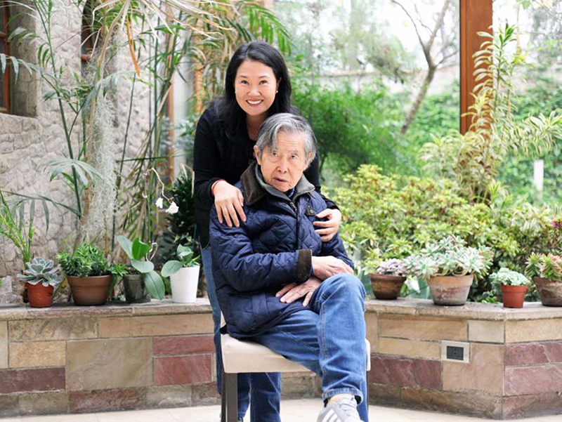 Ex presidente Fujimori envía mensaje de apoyo a su hija Keiko