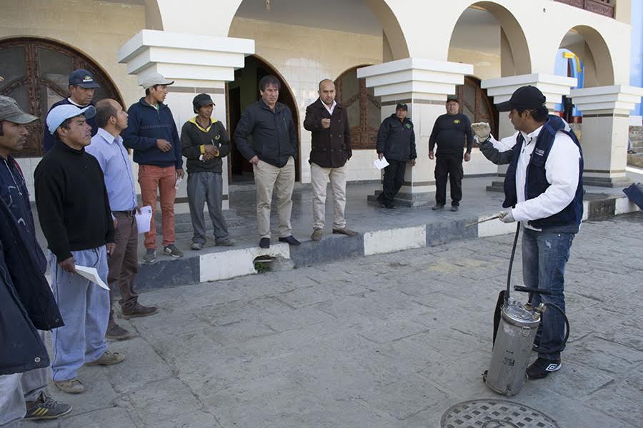 Cabana: Red de Salud Pacífico Norte y comuna de Pallasca inician fumigación contra la Uta
