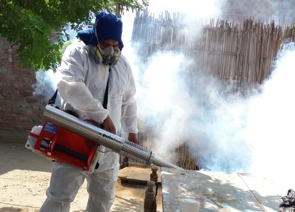 Nuevo Chimbote: voluntarios de Cruz Roja se unen a brigadas de vigilancia y control vectorial