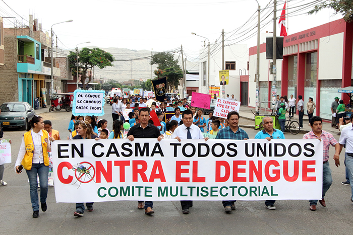 Casma: faltan fumigar representan 30% de viviendas contra el dengue