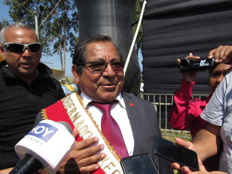 Gobernador de Áncash sobre su gerente: "Yo lo respaldo, porque está trabajando bien”