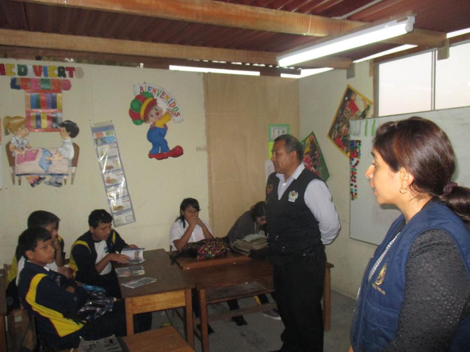 Chimbote: Escolares del “Garcilaso” reciben charlas preventivas sobre el consumo de drogas 