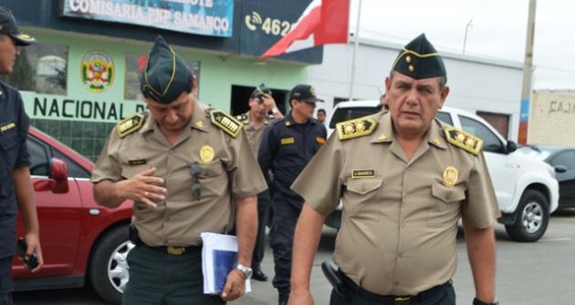 Amplían estado de emergencia en Santa y Casma y general Gálvez anuncia captura de 11 bandas criminales