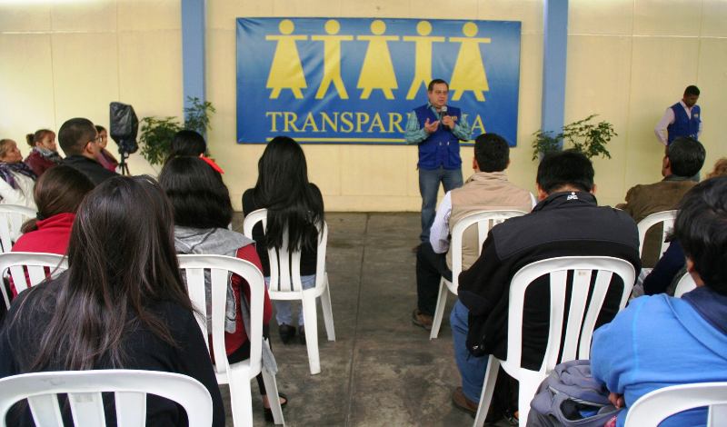 Conferencias Elecciones 2016 ofrecerá Transparencia en Chimbote para jóvenes y sociedad civil