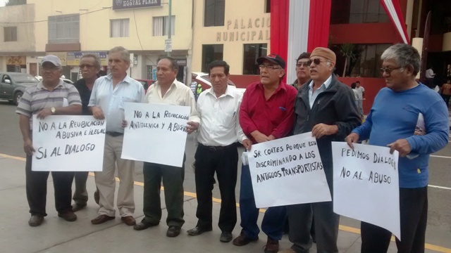 Chimbote: Gerentes de 9 empresas de colectivos se niegan a salir de sus paraderos 