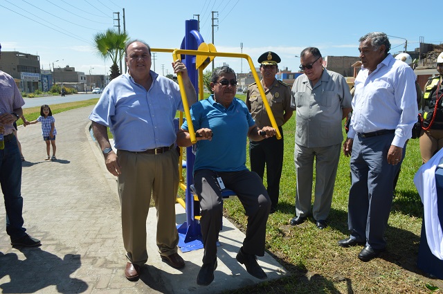 Transforman 10 mil armas de los delincuentes en gimnasio de uso público en Chimbote