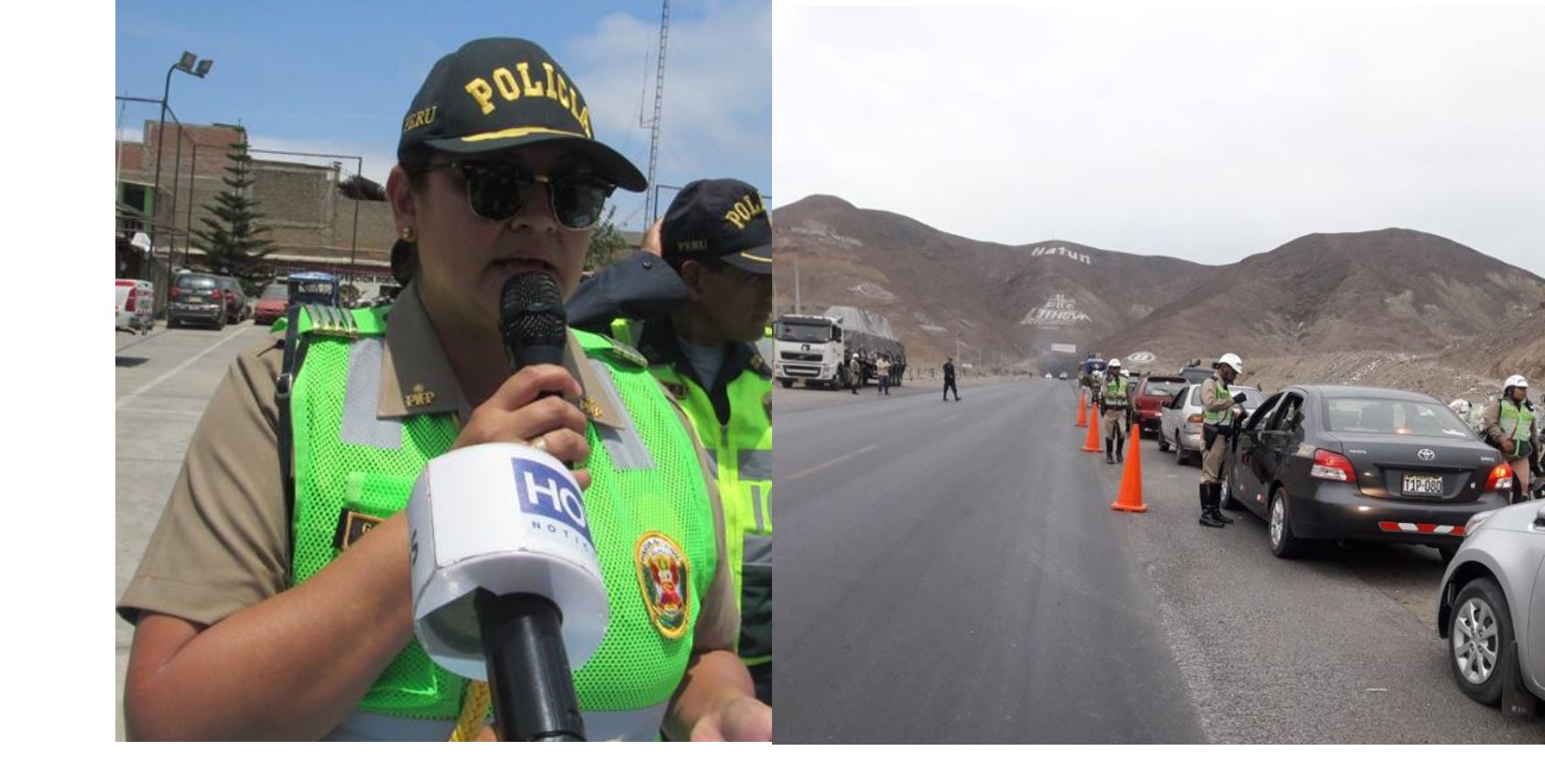 Chimbote: Policía de Tránsito impuso 107 papeletas a choferes por no usar cinturón de seguridad
