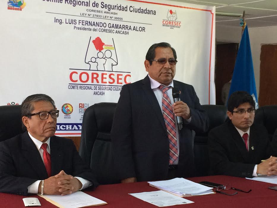 Gobernador encargado de Áncash anuncia nuevos cambios y juramenta como titular del Coresec