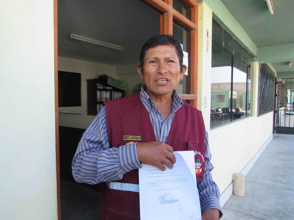 Nepeña: teniente gobernador de “San Juan” exige ejecución de obras aprobadas con presupuesto participativo