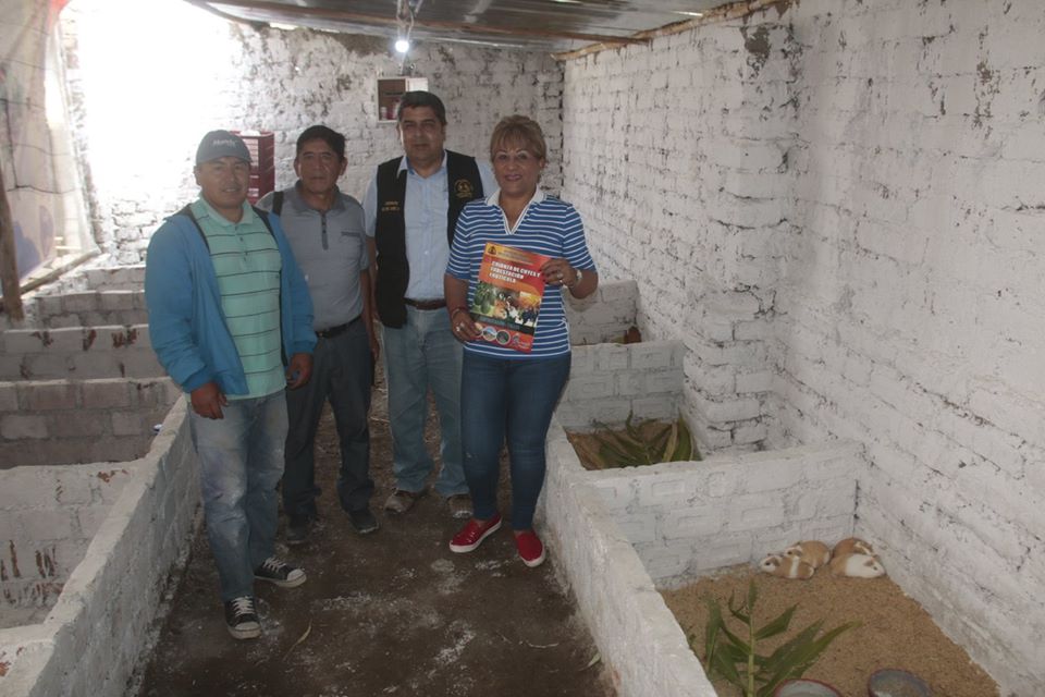 MPS apoya emprendimiento de granja de cuyes en El Pedregal