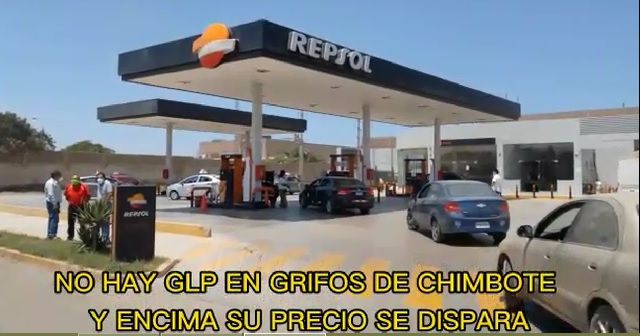 Se registra escasez de GLP en grifos de Chimbote y su precio se dispara a 1.96 soles el litro