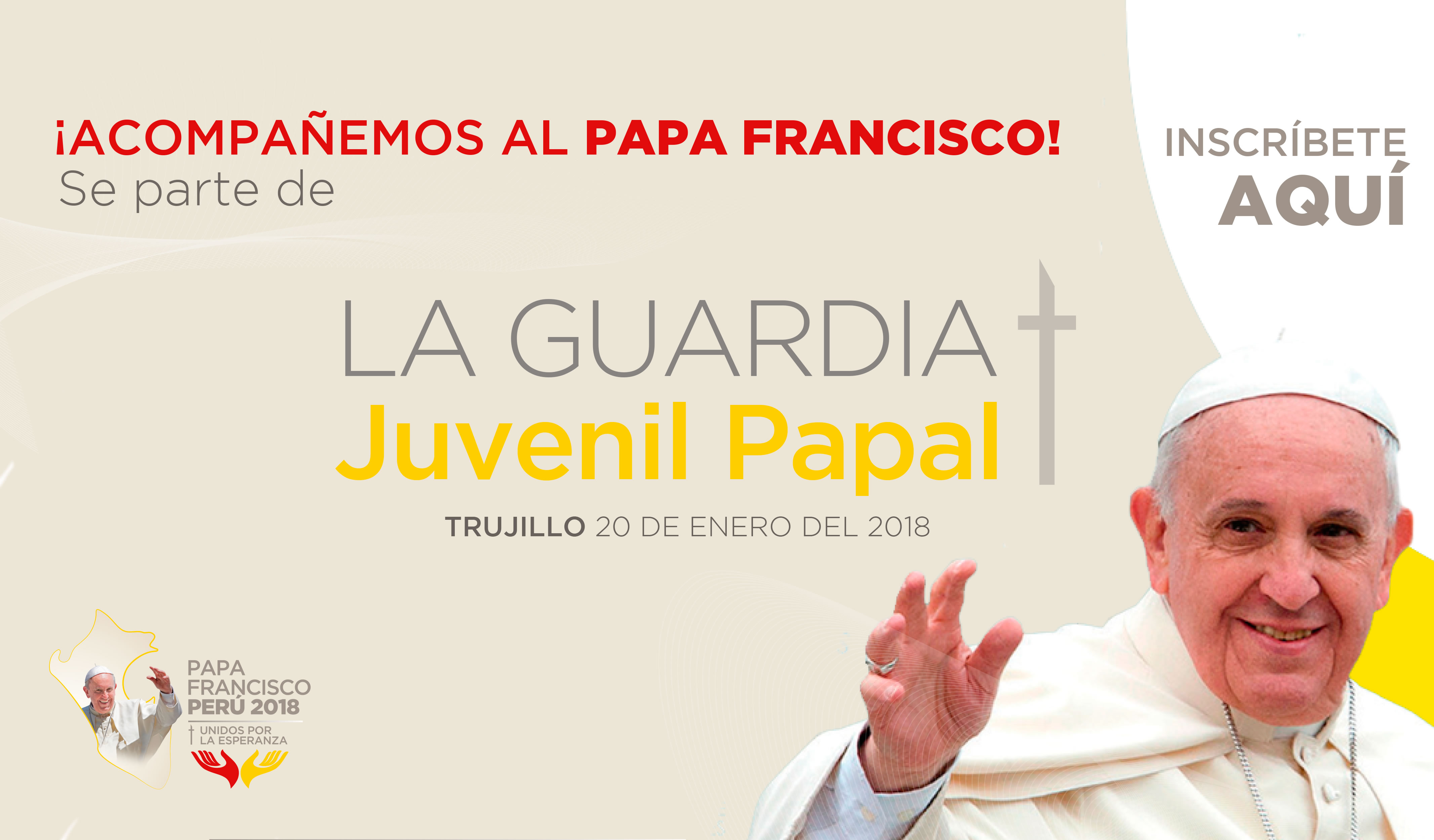 Continúan inscripciones para integrar la Guardia Juvenil Papal 2018