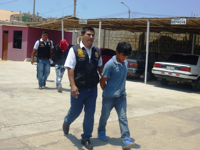 En Chimbote capturan a delincuentes que se dedican a robar motocicletas