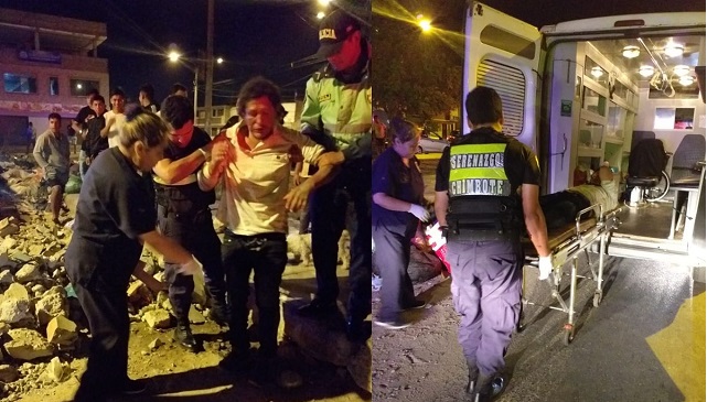 Golpean a transeúnte y lo dejan tirado en la calle, serenazgo lo evacuó de emergencia a hospital de Chimbote