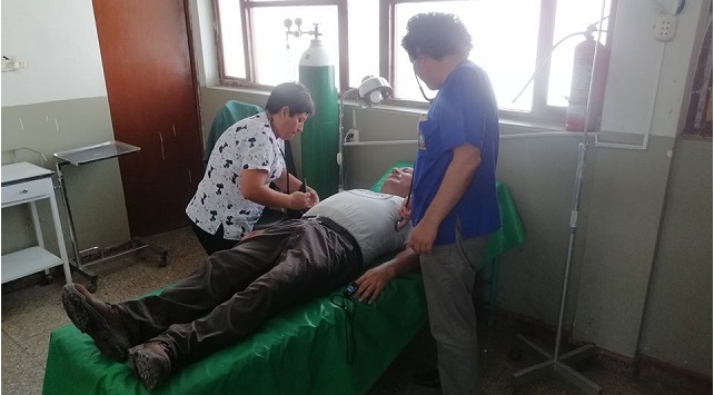 Dos regidores y trabajadores ediles fueron atacados por un enjambre de abejas en el distrito de Santa