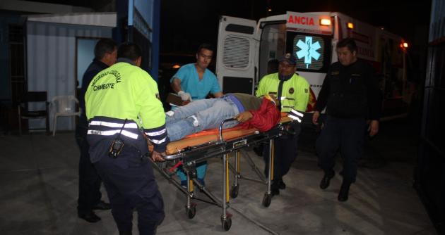 Serenos auxiliaron a pasajeros heridos tras accidente de tránsito en Av. Meiggs